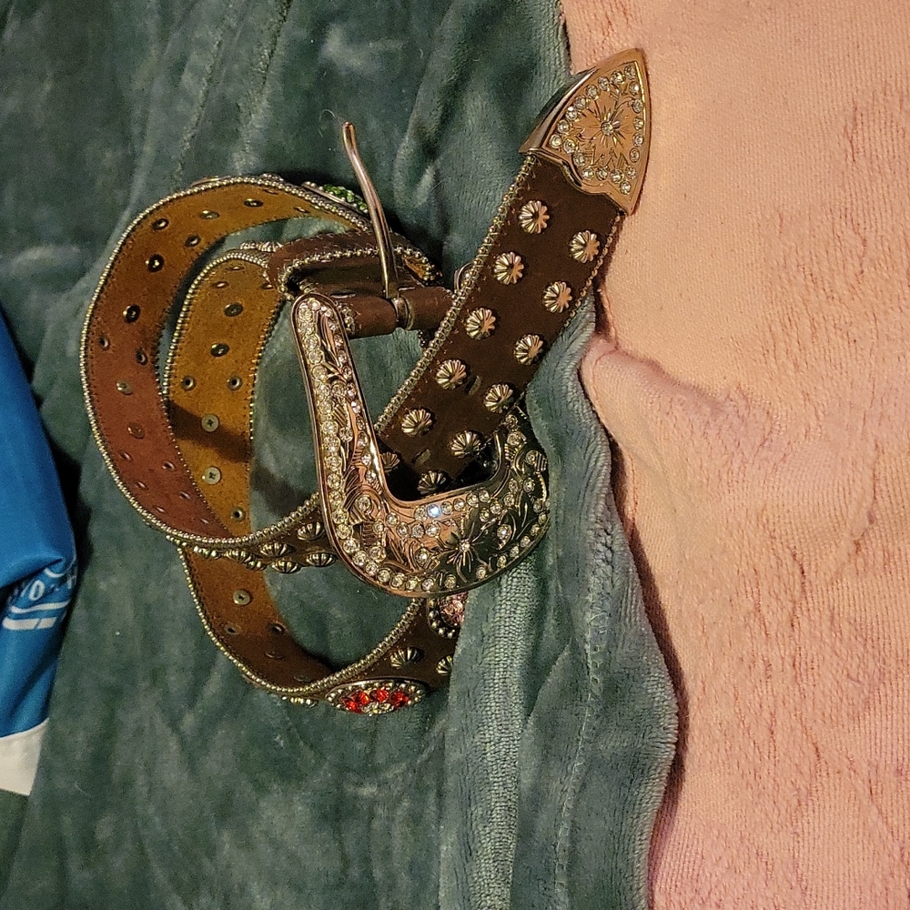 Nocona rhinestone belt
